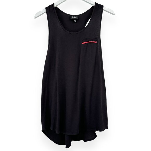 Prabal Gurung x Target Black Pebble Racerback Semi Sheer Tank Top sz S - Picture 1 of 7